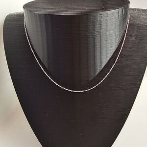 18 Inch Sterling Silver Necklace